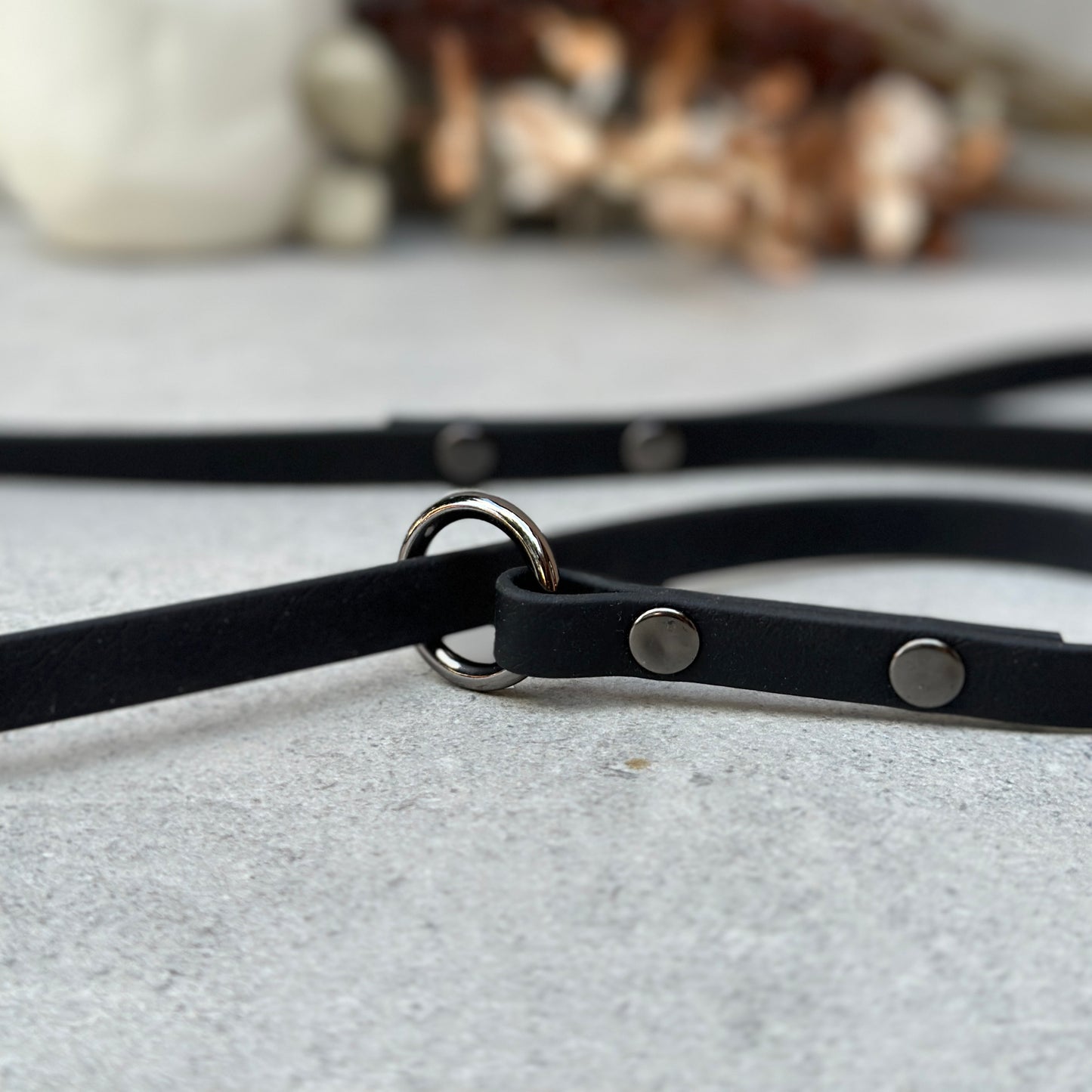 Black BioThane® Loop Leash