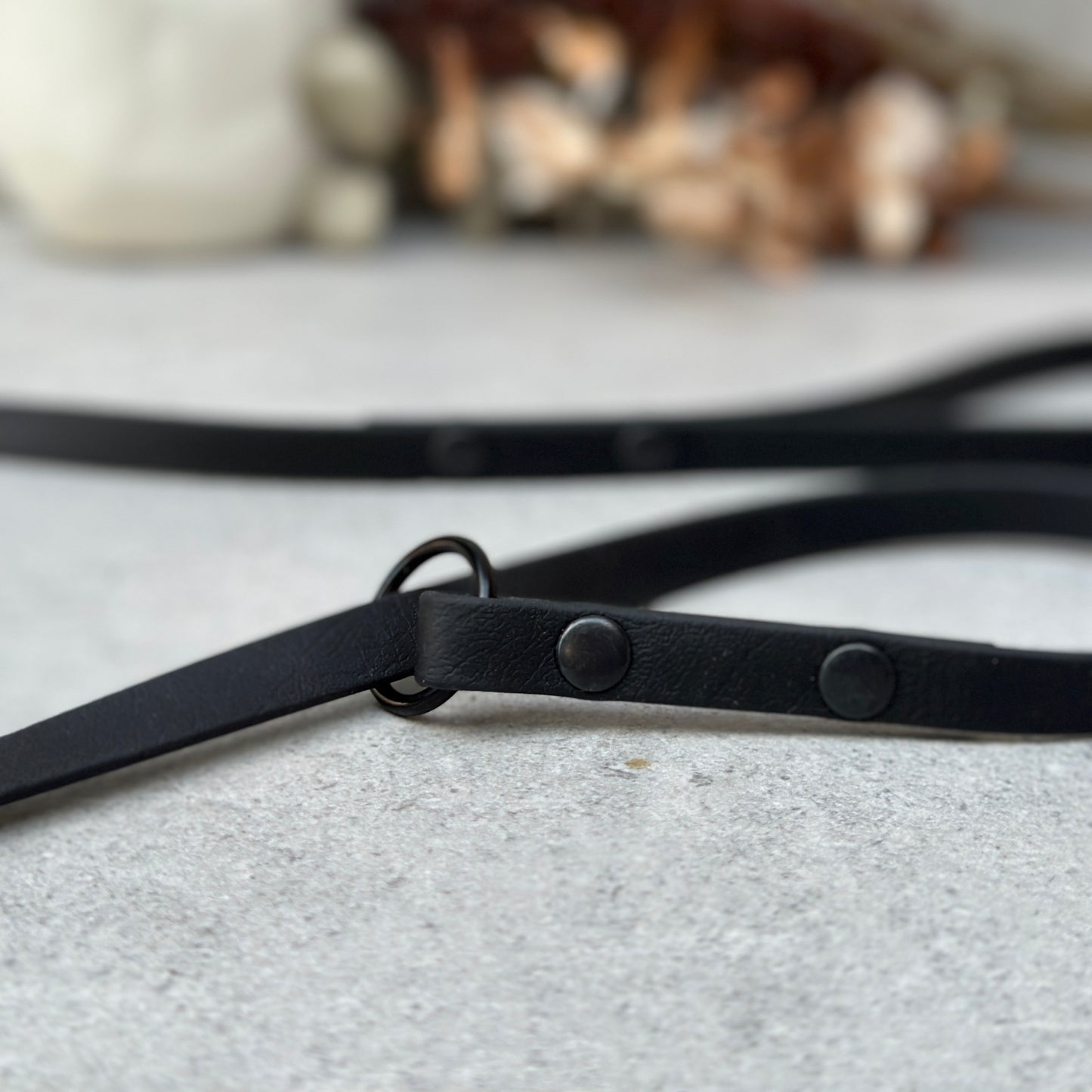 Black BioThane® Loop Leash