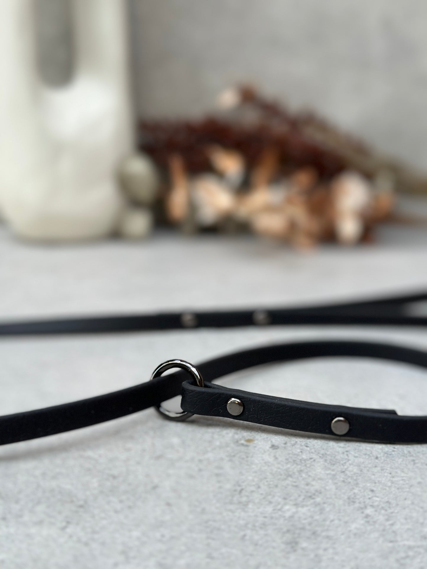 Black BioThane® Loop Leash